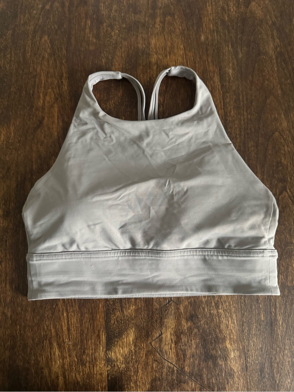 Lululemon Women’s High Neck Sports Bra - Light Gray